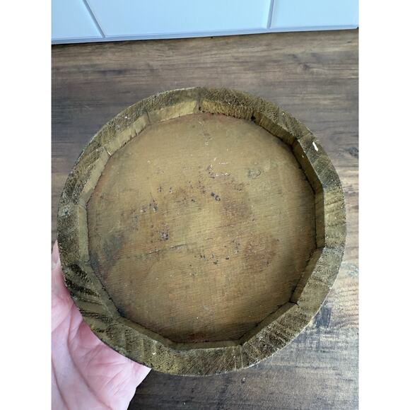 Stonebriar Large Wood and Metal Decorative Set of 2 Wire Metal Farm House Decor - Picture 6 of 10